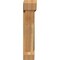 Ekena Millwork Traditional Slat Rough Sawn Bracket w/ Offset Brace, Western Red Cedar, 8"W x 34"D x 40"H BKT0806X34X40TRA06RWR - alternate 2